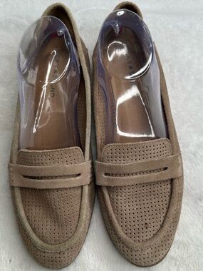 Lucky‎ Brand Caylon Penny Loafers Beige Suede 10